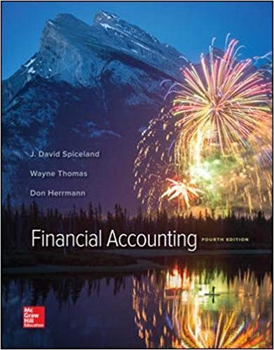 Financial Accounting, 4e J David Spiceland Wayne Thomas Don Herrmann Test Bank
