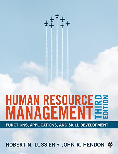 Human Resource Management Functions 2nd Edition by Robert N. Lussier John R. Hendon Solution manual