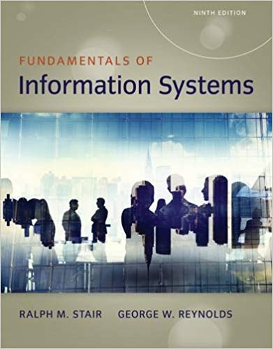 Fundamentals of Information Systems, 9th Edition Ralph M. Stair, George Reynolds Test Bank