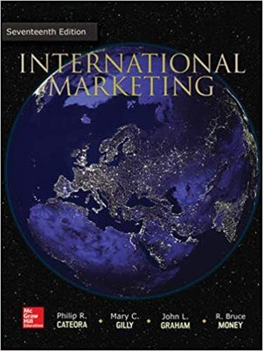 International Marketing, 17e Philip R. Cateora, Mary C. Gilly, John L. Graham Test Bank