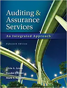 Auditing and Assurance Services Global 15th Edition Alvin A. Arens  Randal J. Elder Mark S. Beasley Test Bank