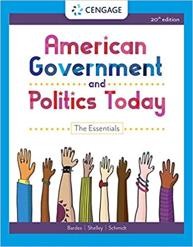 American Government and Politics Today The Essentials 20th Edition Barbara A. Bardes Instructor solution manual