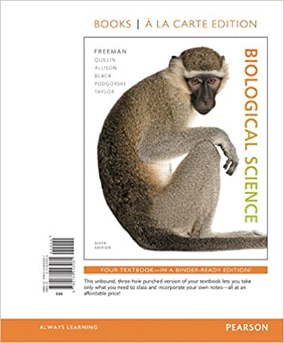 Biological Science 6th Edition Scott Freeman Instructor manual