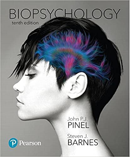 Biopsychology plus MyPsychLab with Pearson eText Global Edition 10th Edition John P. J. Pinel Steven Barnes Test Bank