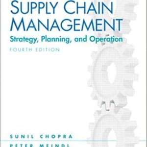Supply Chain Management, 4E Sunil Chopra Peter Test Bank PDF