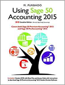 Using Sage 50 Accounting 2015 Mary Purbhoo Test Bank