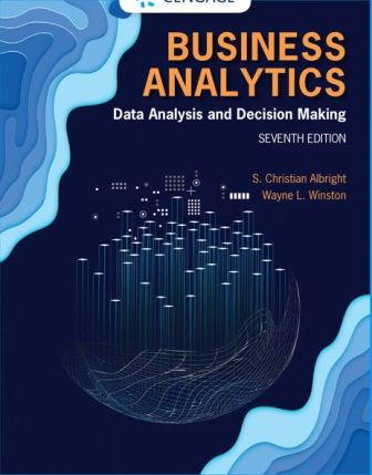Business Analytics Data Analysis & Decision Making, 7th Edition S. Christian Albright, Wayne L. Winston 2020  Test Bank