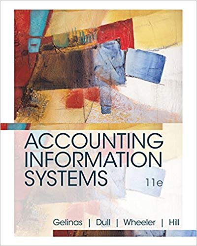 Accounting Information Systems, 11th Edition Ulric J. Gelinas, Richard B. Dull, Patrick Wheeler, Mary Callahan Hill Solution Manual