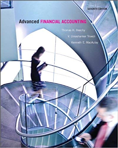 Advanced Financial Accounting, 7E CND H. Beechy, V. Umashanker Trivedi, E. MacAulay, Solution Manual