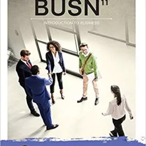 BUSN, 11th Edition Marcella Kelly, Chuck Williams  2019 Instructor's Solution Manual