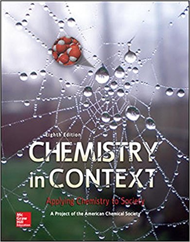 Chemistry in Context Applying Chemistry to Society, 8e American Chemical Society Test Bank