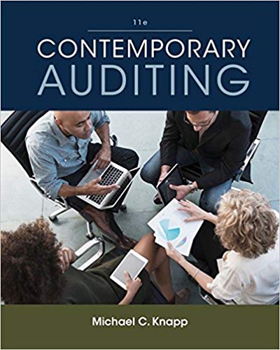 Contemporary Auditing, 11th Edition Michael C. Knapp Instructor Manual
