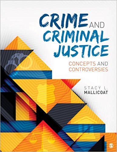 Crime and Criminal Justice Concepts and Controversies 1st Edition by Stacy L. Mallicoat  Test Bank