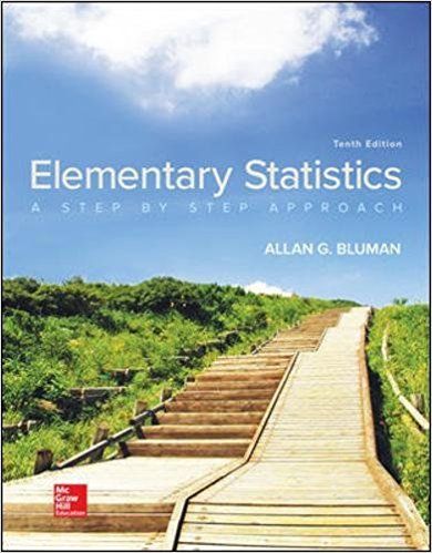 Elementary Statistics A Step By Step Approach 10th Edition by Allan G. Bluman Test Bank