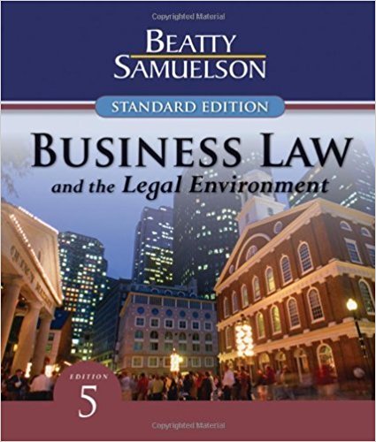Essentials of Business Law, 5th Edition Jeffrey F. Beatty, Susan S. Samuelson Instructor's Manual