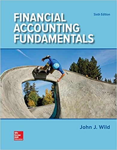 Financial Accounting Fundamentals, 6e John J. Wild, Test Bank