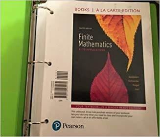 Finite Mathematics & Its Applications, 12E J. Goldstein , I. Schneider, J. Siegel, Hair Instructor's Solutions Manual