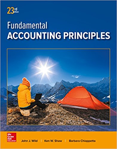 Fundamental Accounting Principles 23rd Edition by John Wild  Ken Shaw Barbara Chiappetta SM