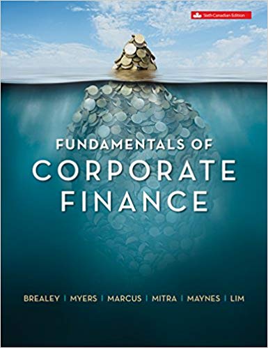 Fundamentals of Corporate Finance, 6e Canadian edition Richard Brealey Test Bank PDF
