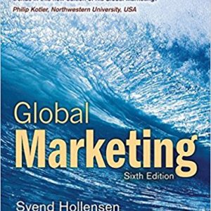 Global Marketing, 6E  Svend Hollensen Solution Manual
