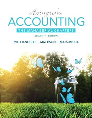 Horngren's Accounting, The Financial Chapters, 11E  Tracie L. Miller-Nobles, Brenda L. Mattison Ella Mae Matsumura  Test Bank  pdf