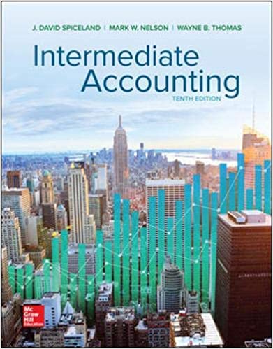 Intermediate Accounting 10e J.David Spiceland Mark W. Nelson Wayne Thomas Instructors Solution Manual