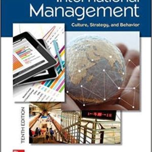 International Management Culture, Strategy, and Behavior, 10e Fred Luthans, Jonathan P. Doh Instructor manual