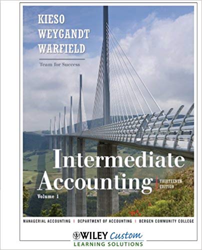 Intermediate Accounting, International Student Version, 13th Edition Kieso, Weygandt Warfield Instructor Manual