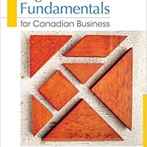 Legal Fundamentals for Canadian Business, 4E Richard A. Yates Instructor solution manual