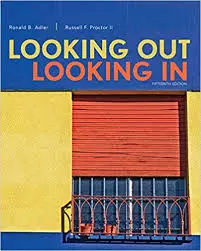 Looking Out, Looking In, 15th Edition Ronald B. Adler, Russell F. Proctor II Test Bank