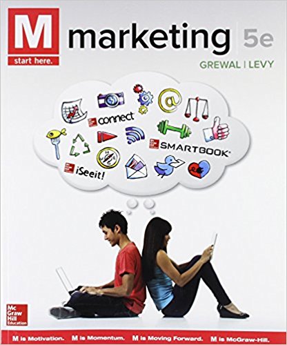 M Marketing, 5e Dhruv Grewal, Michael Levy,  Test Bank