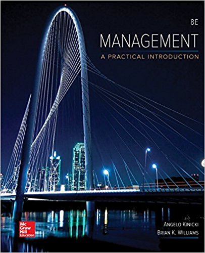 Management, 8e Angelo Kinicki, Brian K. Williams Test Bank