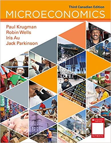 Microeconomics Canadian Edition 3rd Edition Paul Krugman Robin Wells Iris Au Jack Parkinson Test Bank