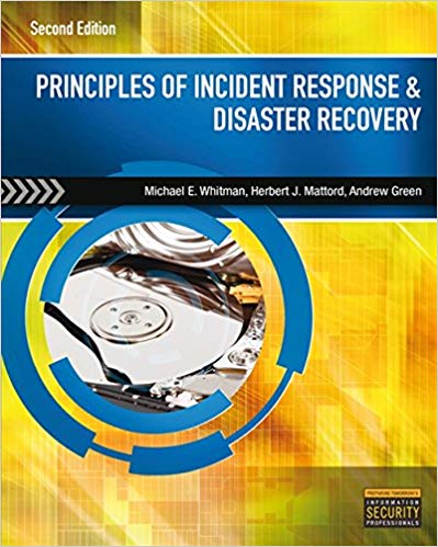 Principles of Incident Response and Disaster Recovery, 2nd Edition Michael E. Whitman, Herbert J. Mattord, Andrew Green, M.S.I.S. Instructor Manual
