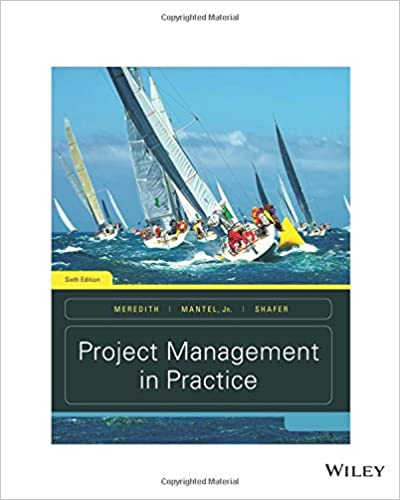 Project Management in Practice, 6th Edition Meredith, Shafer, Mantel, Sutton Test Bank