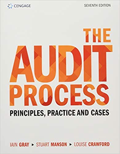 The Audit Process, 7th Edition Iain Gray, Stuart Manson, Louise Crawford Solution Manual