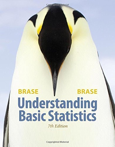 Understanding Basic Statistics, 7th Edition Charles Henry Brase, Corrinne Pellillo Brase  Solutions Manual