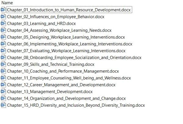 Test Bank Human Resource Development Talent Development, 8th Edition Jon M. Werner 2022 - Image 2